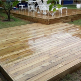 deck de madeira para piscina valor Loteamento Poço de Ipitanga