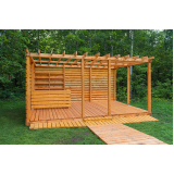 madeira deck para área externa Imbuí