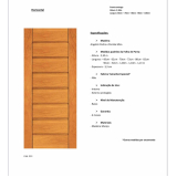 porta de madeira com vidro valor Loteamento Poço de Ipitanga