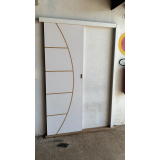 porta de madeira com vidro Boa Vista de São Caetano