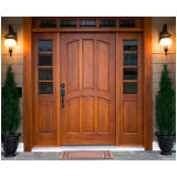 porta de madeira pivotante preço Capelão