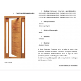 portas de madeira para sala Vila Praiana